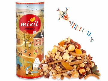 Pečený podzim - müsli s ovocem a praženými oříšky 750g Mixit