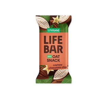 BIO Oat Snack Čokoláda/kešu 40 g Lifebar