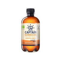 Bio Kombucha zázvorová  s citrónem 400ml The Gutsy Captain