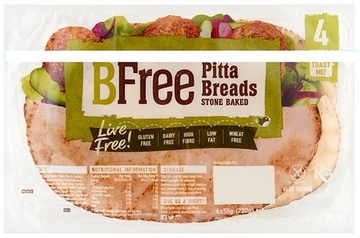 Pita chléb bez lepku 220 g/4 ks BFree