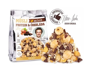 Müsli Protein a čokoláda 60g z edice Adam Ondra od Mixit