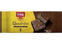 Oplatky v hořké čokoládě 40g Quadritos Schär
