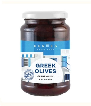 Černé olivy KALAMATA 170g Hermes