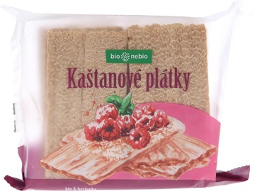 Bio plátky křupavé s kaštany  100 g Bio Nebio