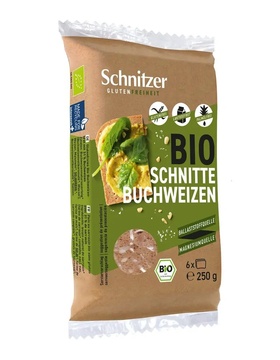 Bio Pohankový chléb BEZ LEPKU 250g Schnitzer