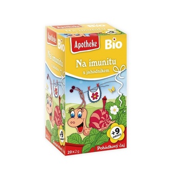 Bio dětský čaj Na Imunitu s jahodou 40g Apotheke