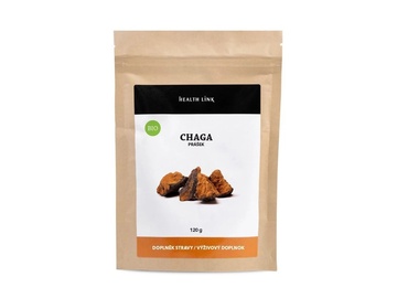 Bio Chaga prášek doplněk stravy 120g Health Link